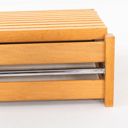 Wooden Slat Coffee Table