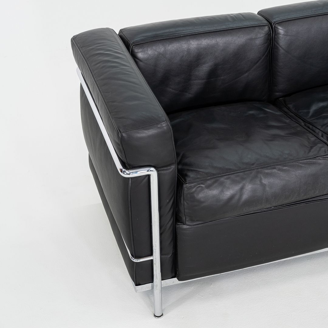 LC2 3-Seat Sofa by Le Corbusier, Pierre Jeanneret, Charlotte