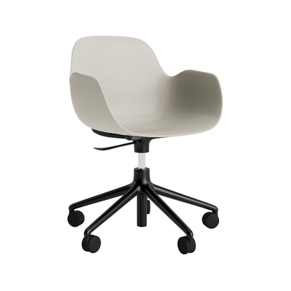 Form Swivel Armchair — 5 Wheels