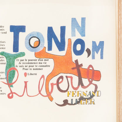 Liberte Silkscreen Print