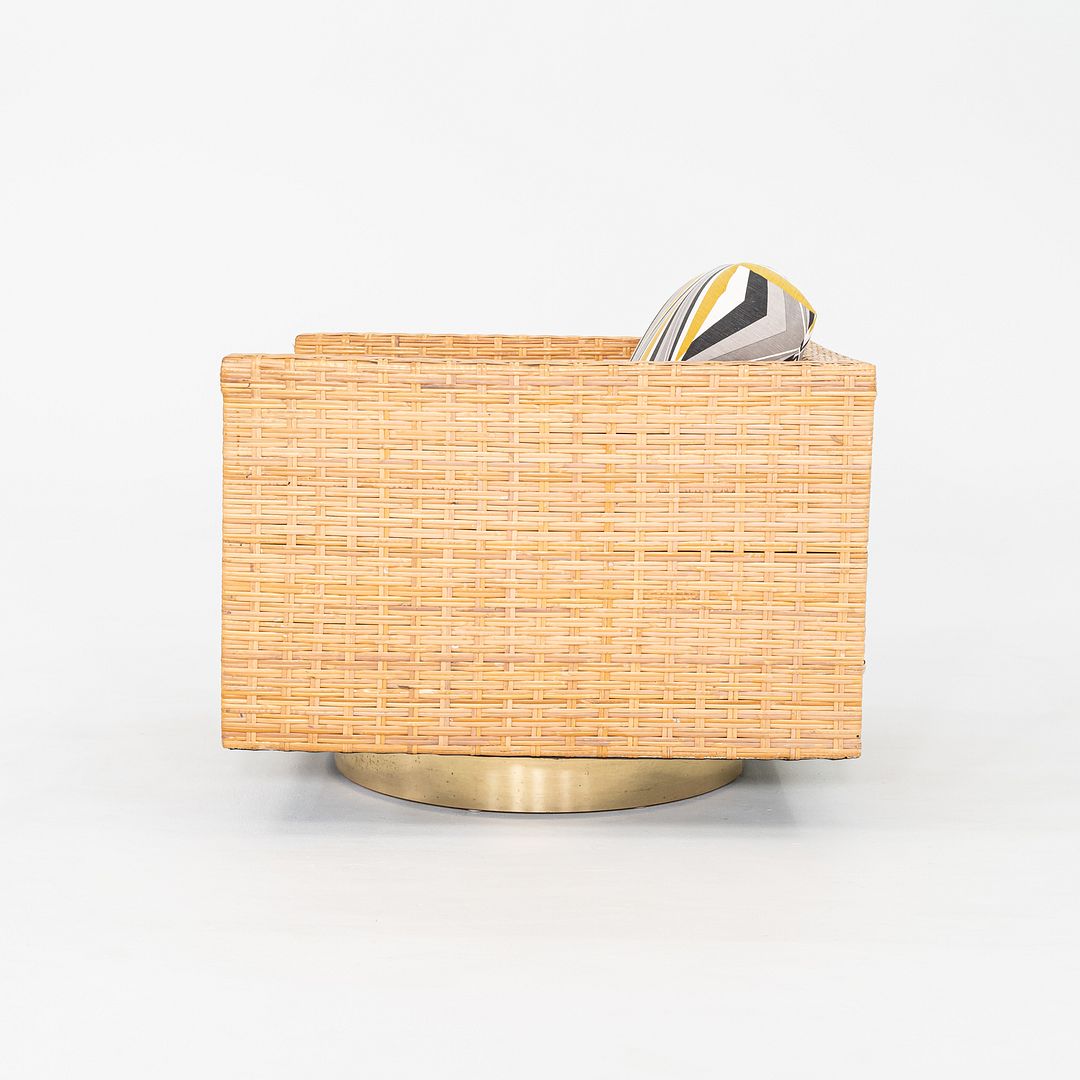 Rattan Cube Swivel Chairs