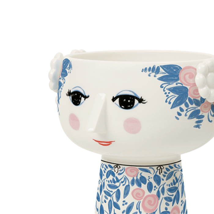 Bjørn Wiinblad Eva Vase — Blue/Rose