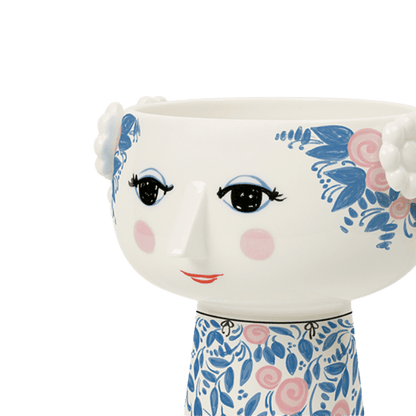 Bjørn Wiinblad Eva Vase — Blue/Rose