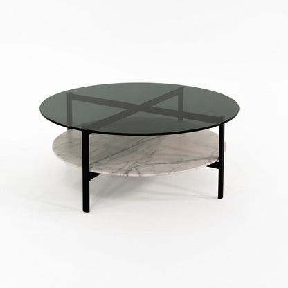 Ruta 2-Tier Round Coffee Table