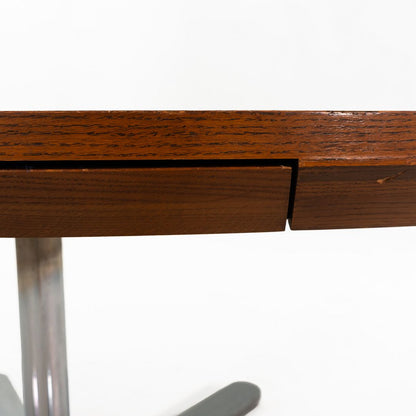 Oval Desk with Alpha Base
