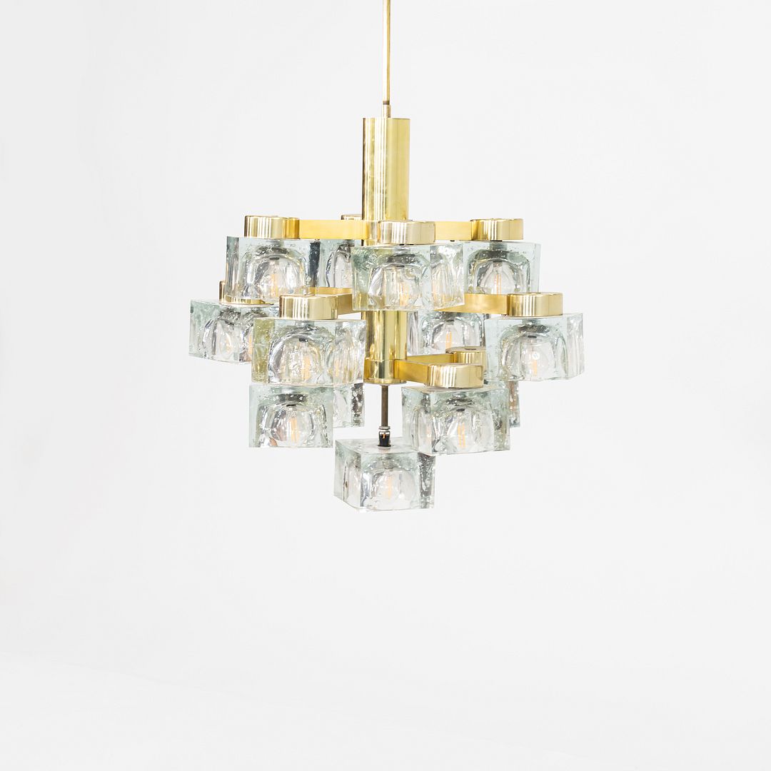 Large Ice Cube Chandelier