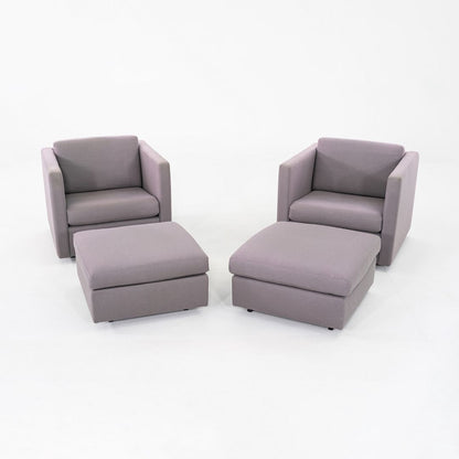 Pfister Tuxedo Lounge Chair and Ottoman