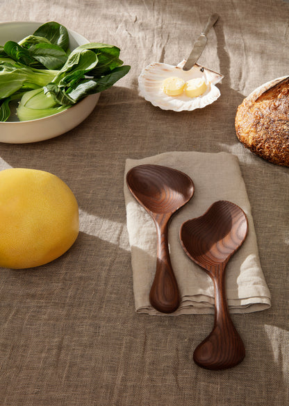 Os Salad Servers - Dark Brown