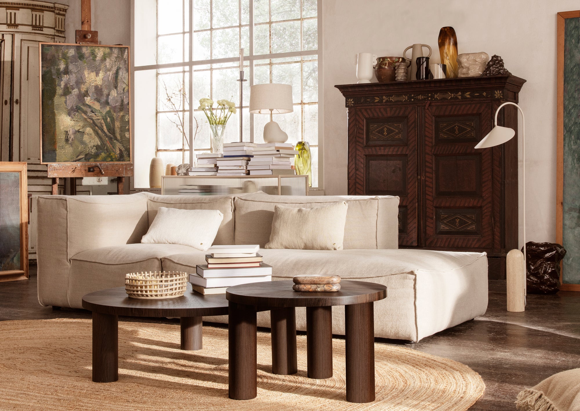 Post Coffee Table