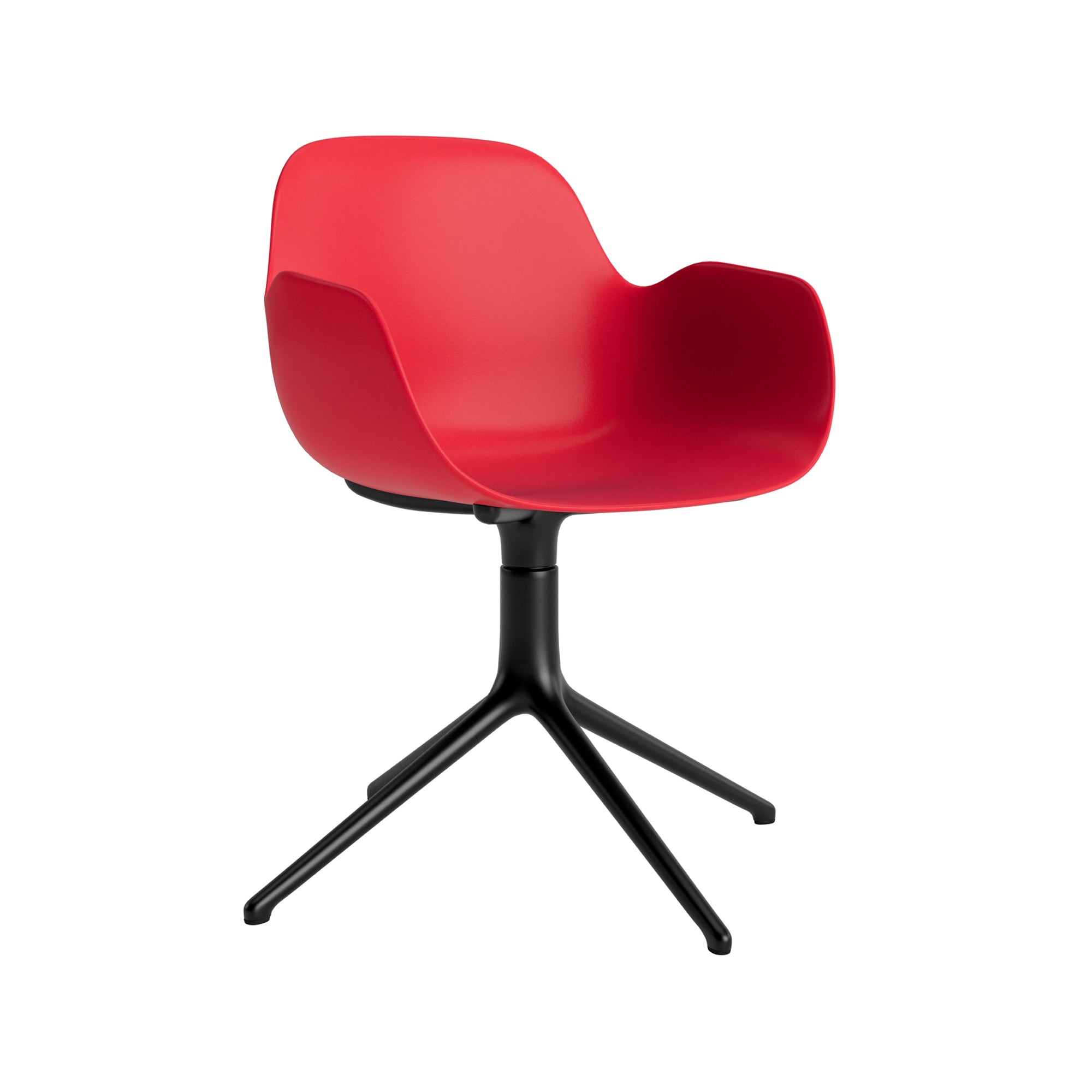 Form Swivel Armchair — 4 Legs