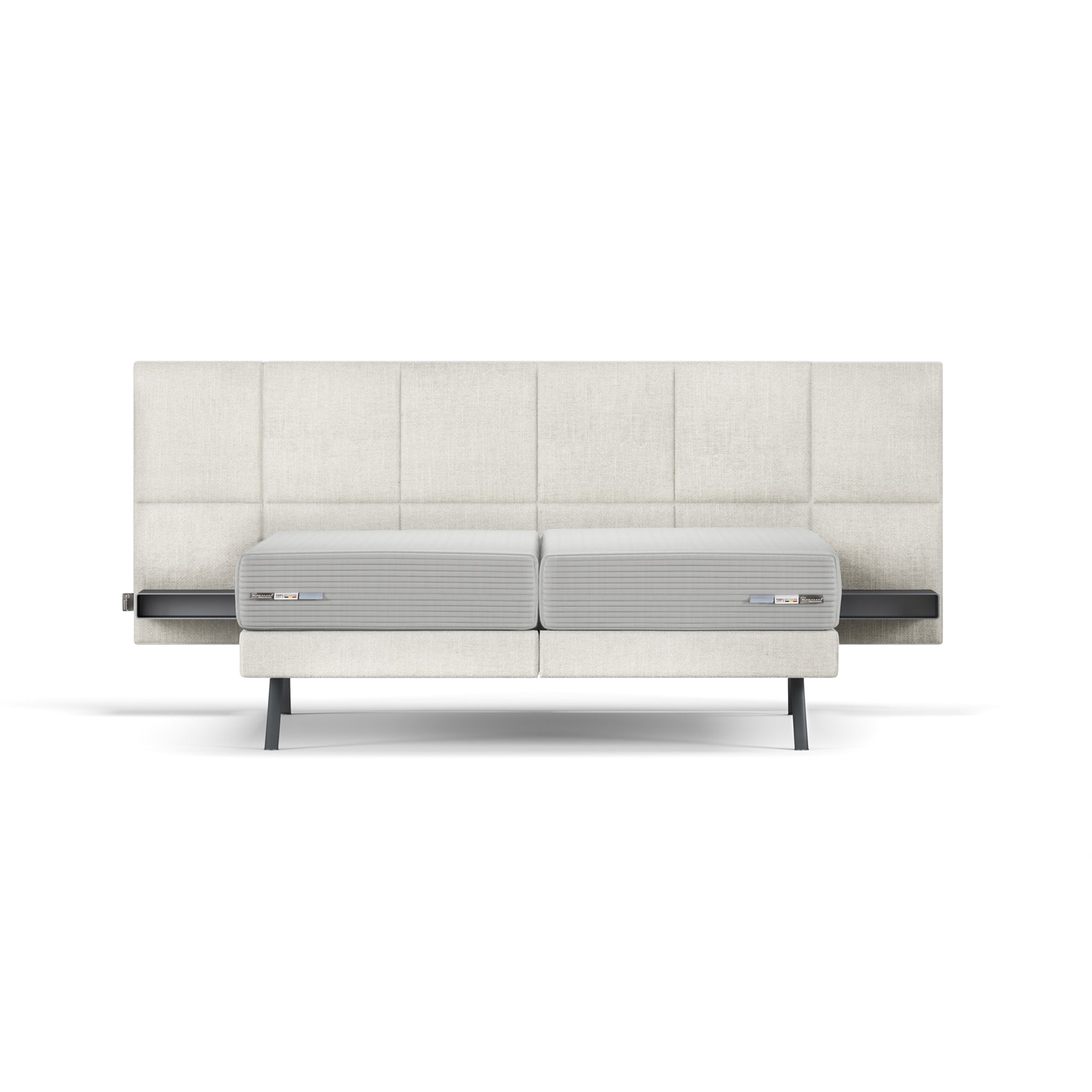 Square Large Headboard + Box Spring