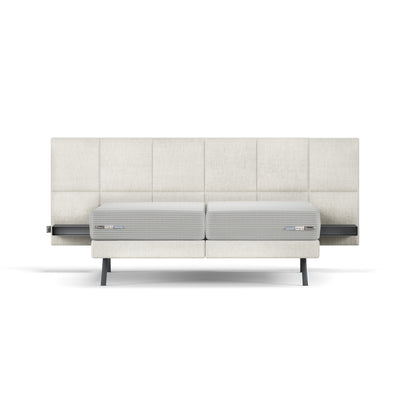 Square Large Headboard + Box Spring