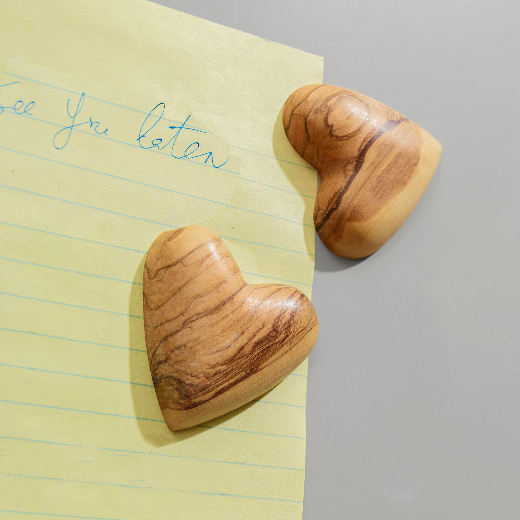 The Magnetic Olive Wood Heart