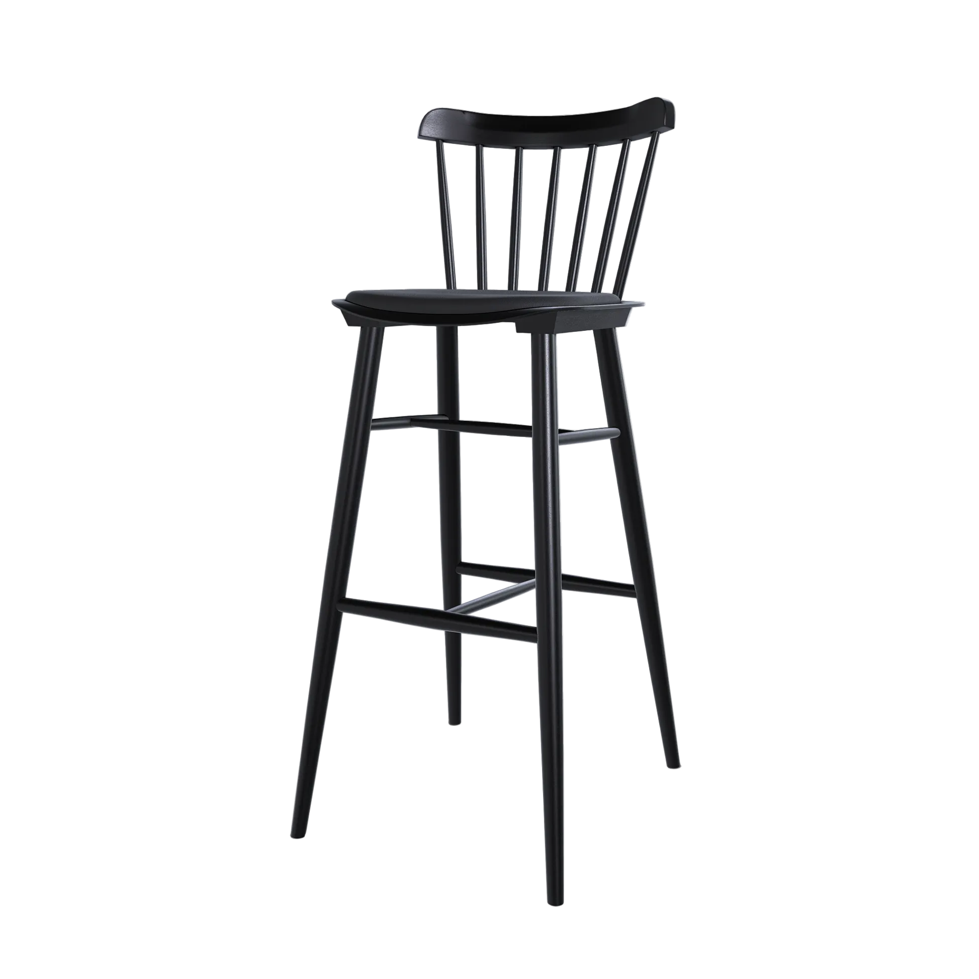 Ironica Bar and Counter Stool — Upholstered Seat