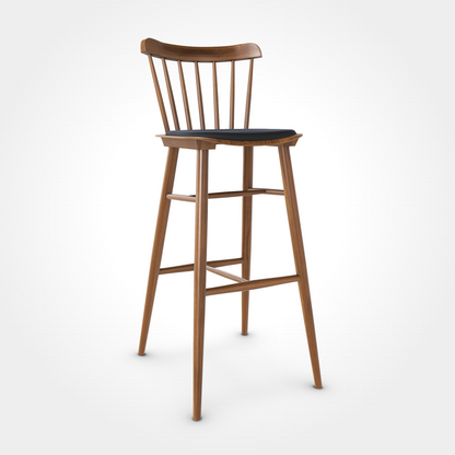 Ironica Bar and Counter Stool — Upholstered Seat