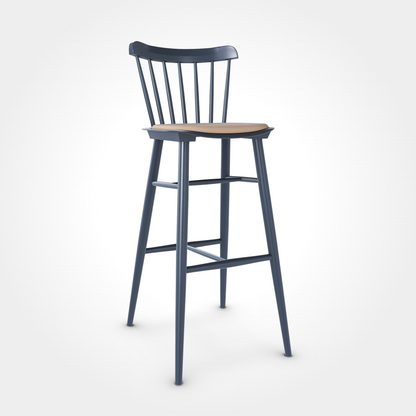 Ironica Bar and Counter Stool — Upholstered Seat