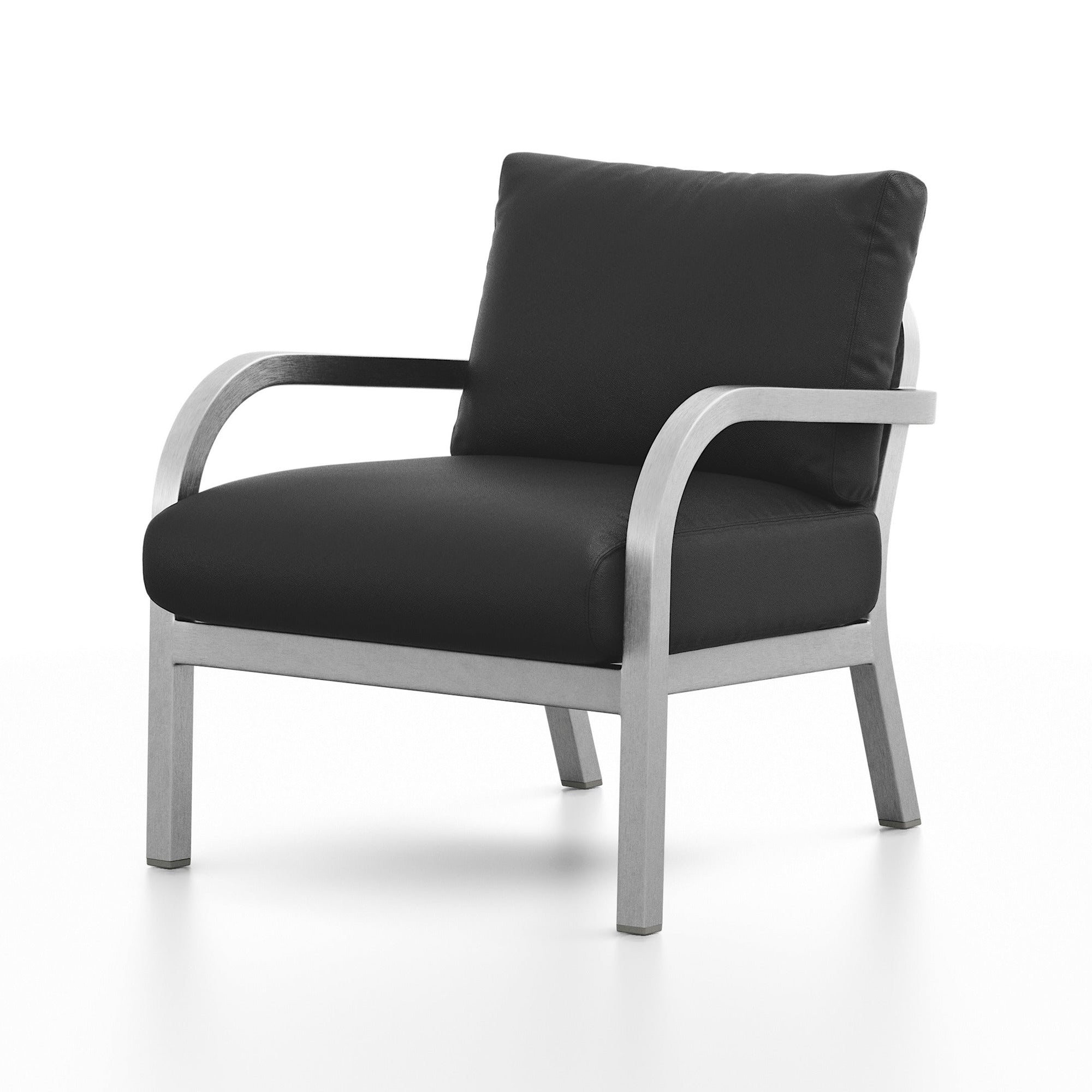 Navy Lounge Armchair
