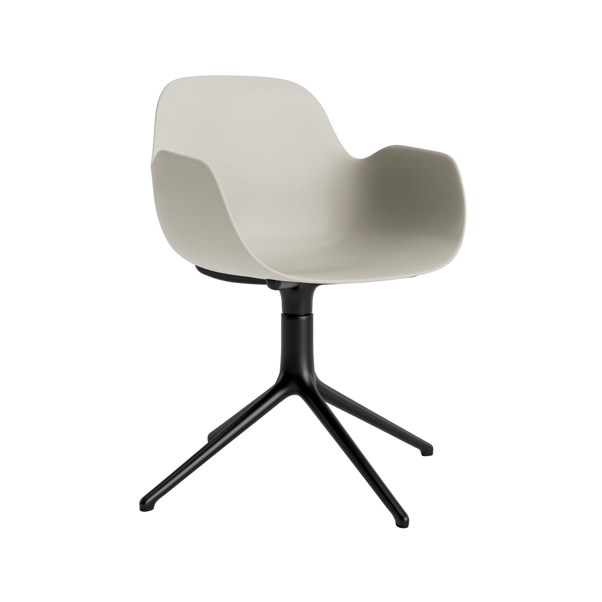 Form Swivel Armchair — 4 Legs