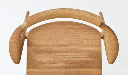 Seoto Semi Armchair — Wood Seat