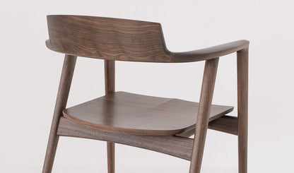 Seoto Armchair — Wood Seat