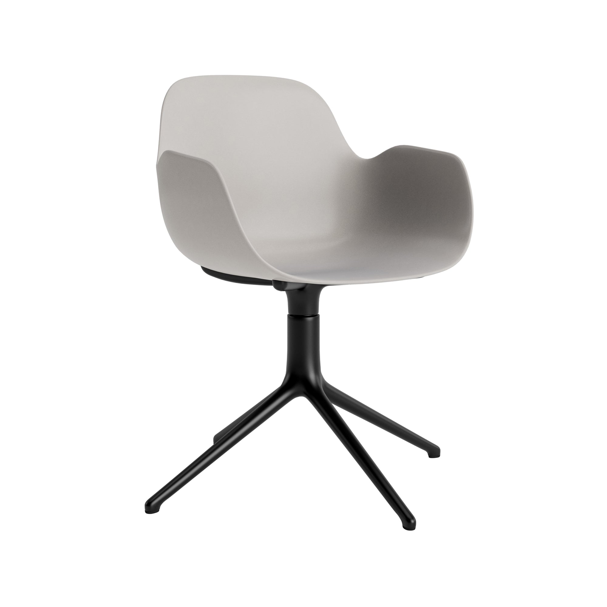 Form Swivel Armchair — 4 Legs
