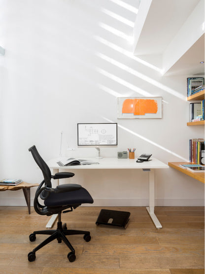 Liberty Task Chair With Upholstered Back — Adjustable Duron Arms