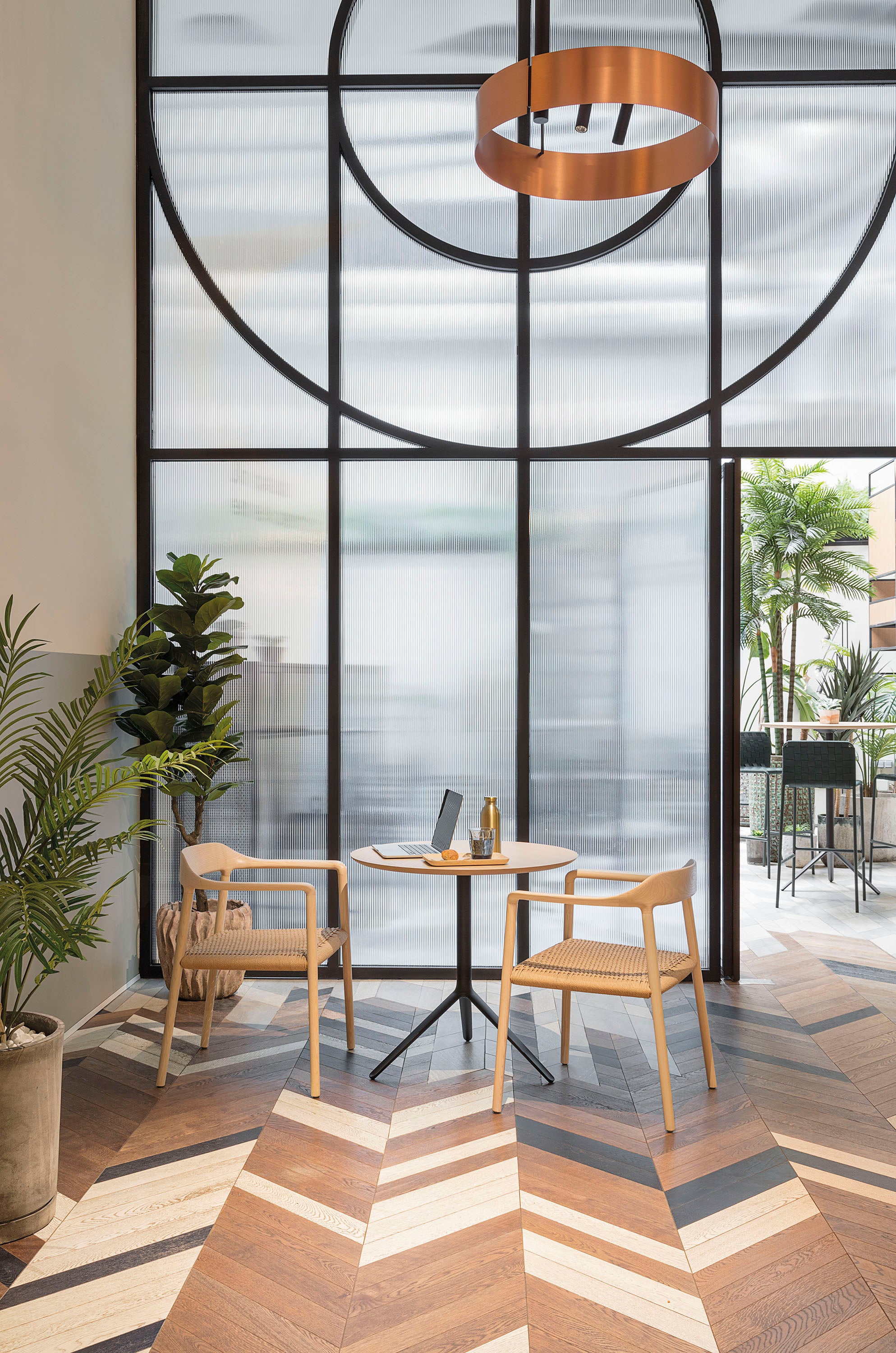 Liceo Dining Armchair — Cord Seat