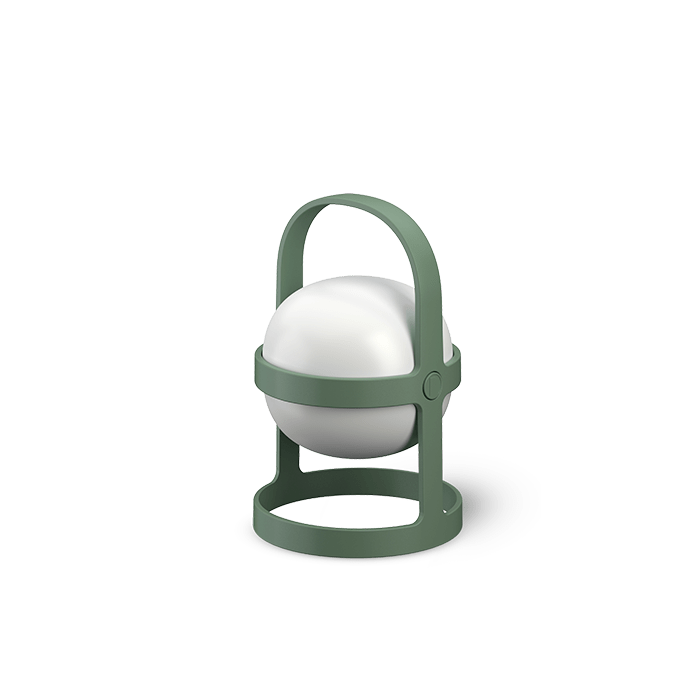 Soft Spot Solar Lamp — Pine Green