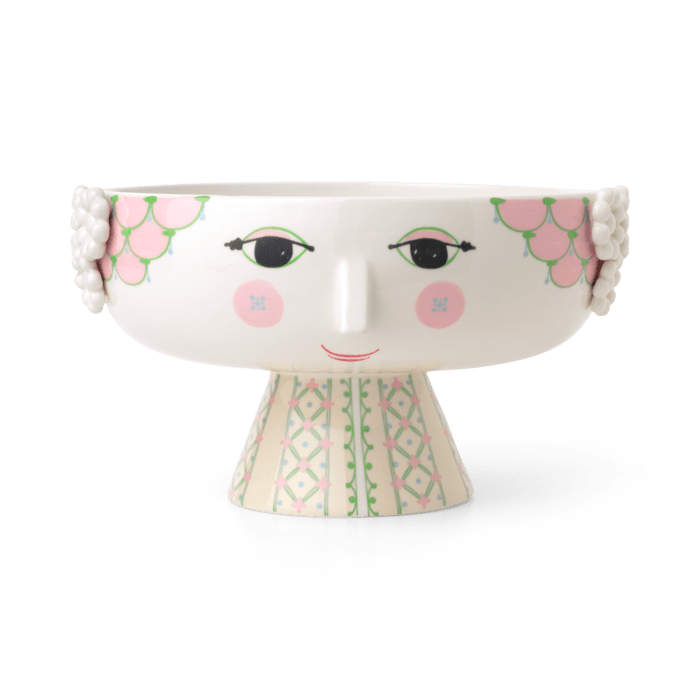 Bjørn Wiinblad Eva Bowl on Stand — Soft Pink