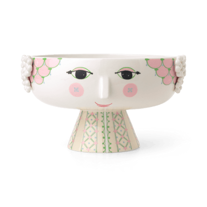 Bjørn Wiinblad Eva Bowl on Stand — Soft Pink