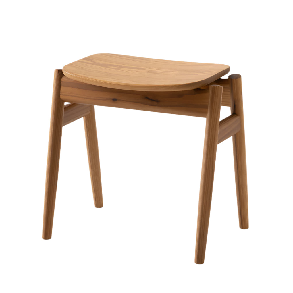 Kasane Stool — Wood Seat