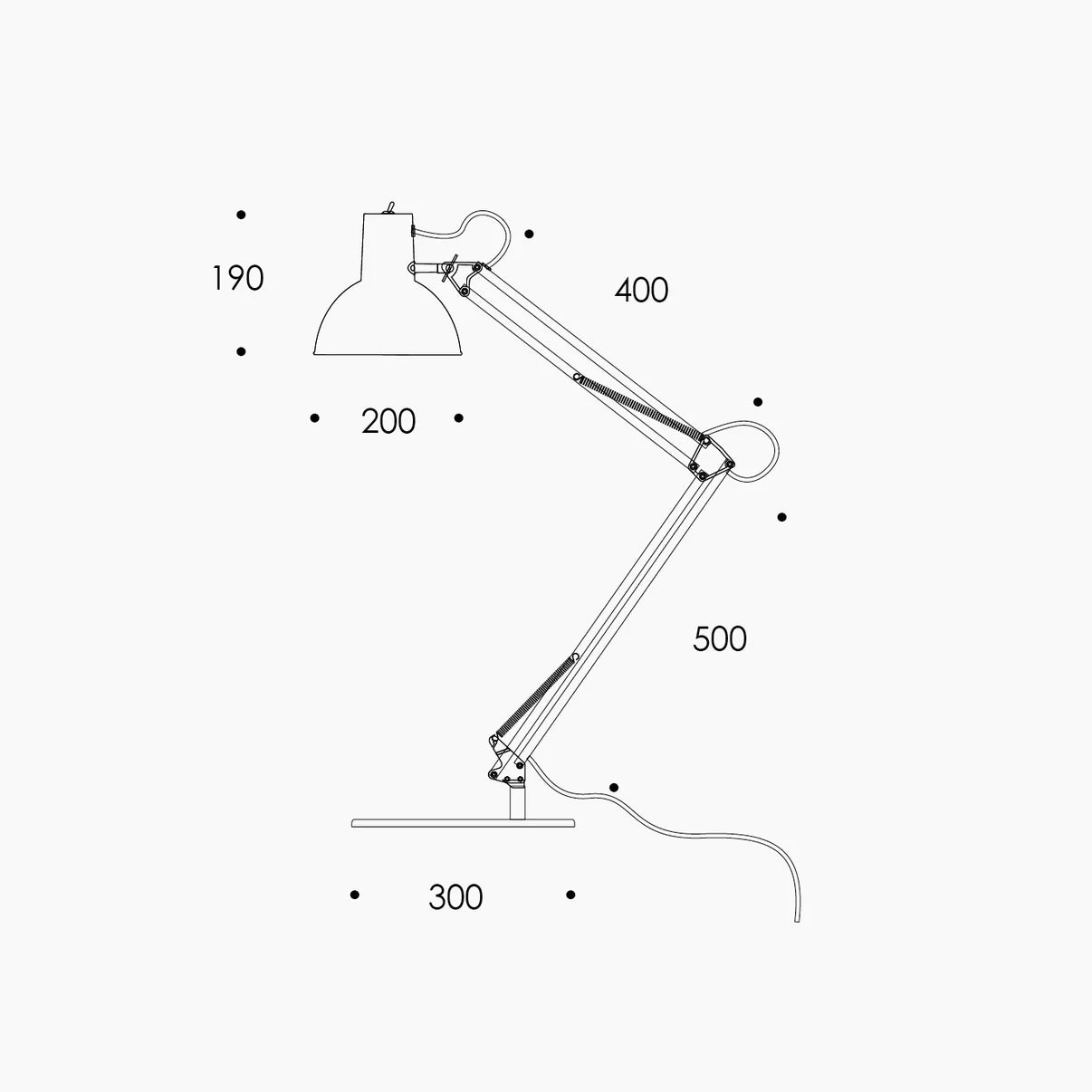 Spring Balanced Table Lamp