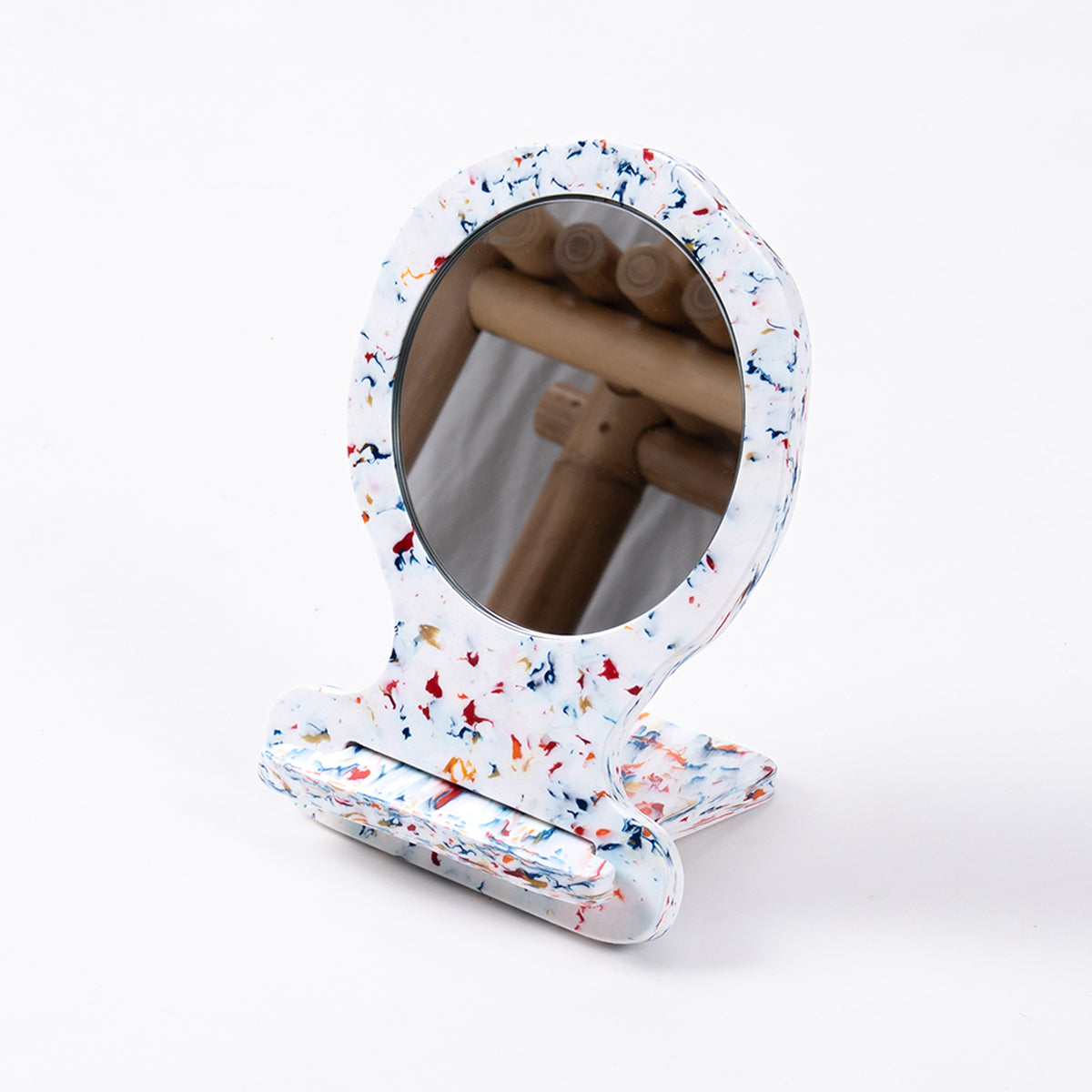 Flat Plastic Tabletop Mirror