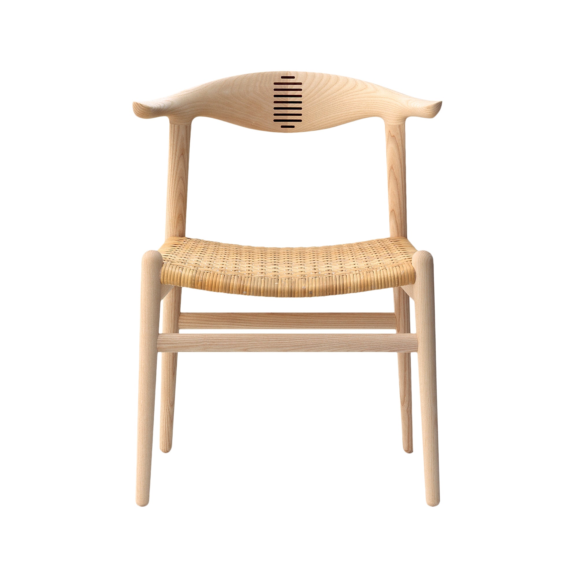PP505 Cow Horn Chair — Cane