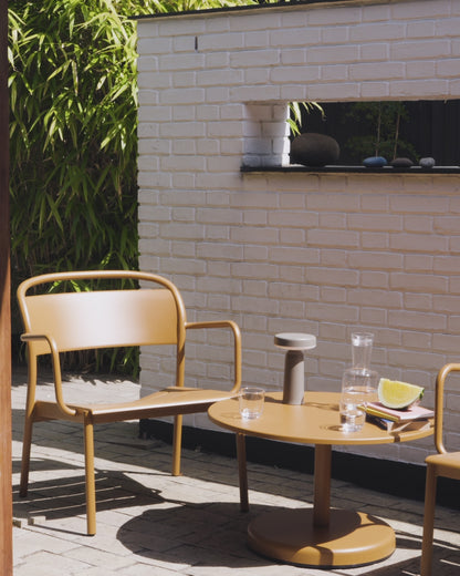 Linear Steel Lounge Armchair