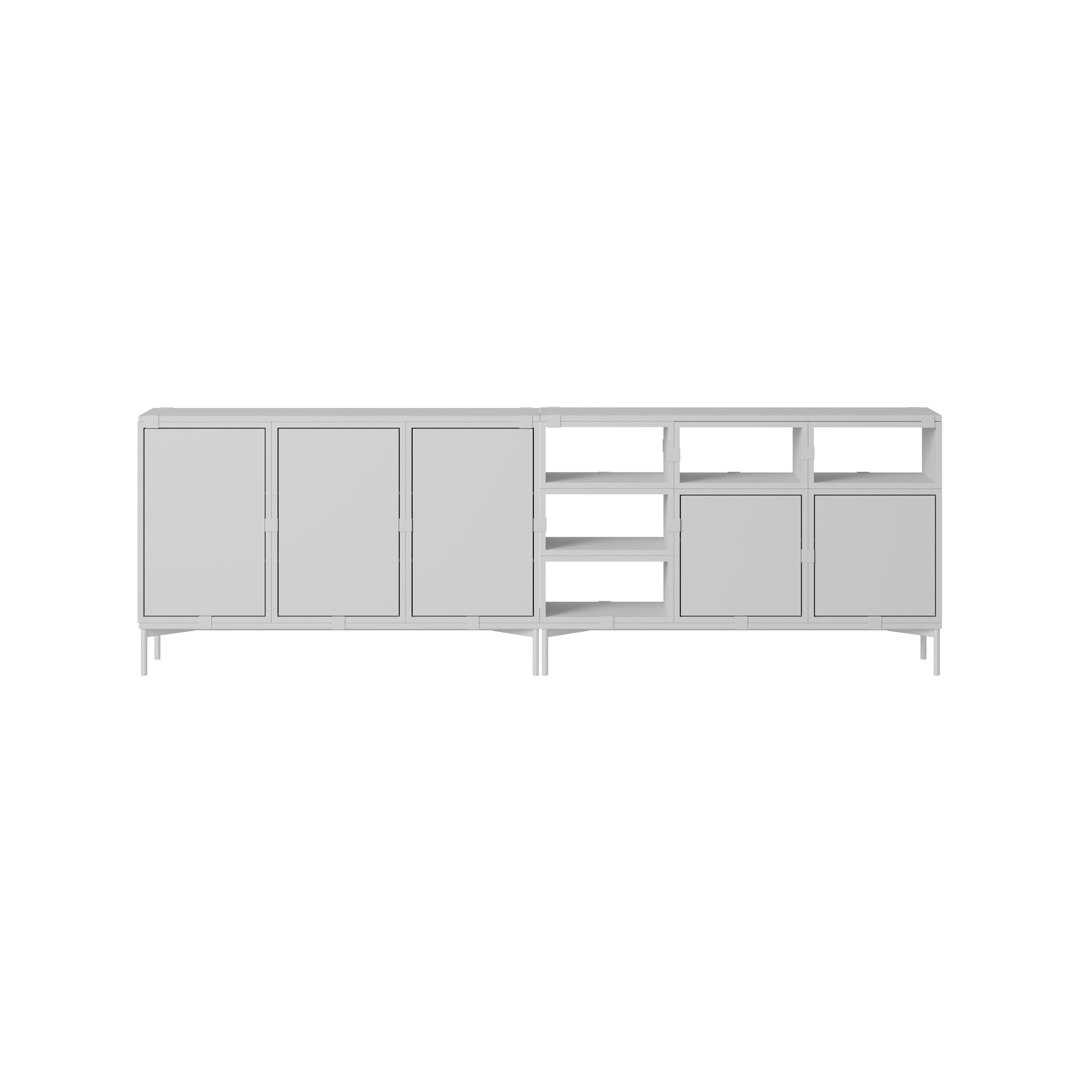 Stacked Storage System — Sideboard Configuration 2
