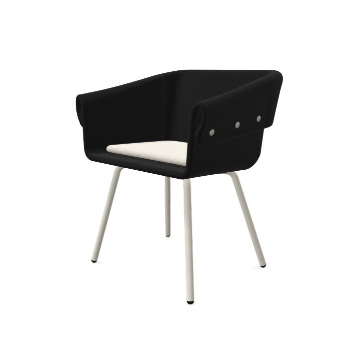 Collar Chair — Metal Legs