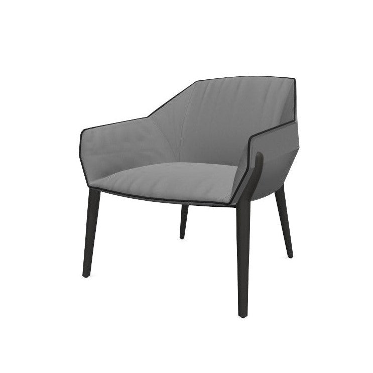 Nido Small Armchair — Wooden Legs and Zipper