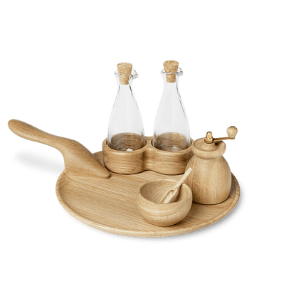 Menageri Serving Dish — Oak 9.6"
