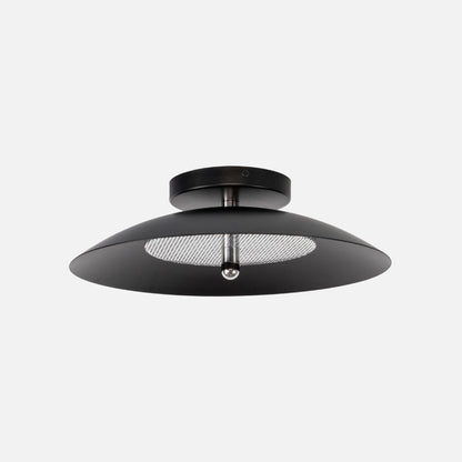 Signal Flush Mount — Black & Nickel