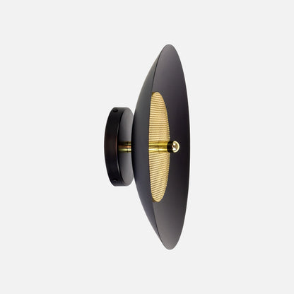 Signal Wall Sconce — Black & Brass