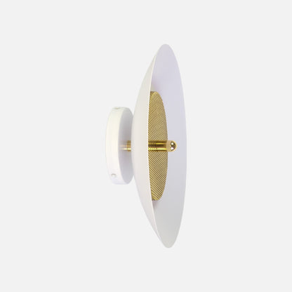 Signal Wall Sconce — White & Brass