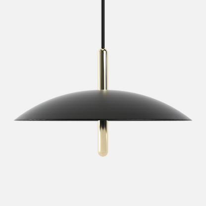 Signal Pendant Light — Black & Brass