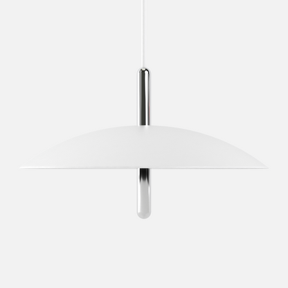 Signal Pendant Light — White & Nickel