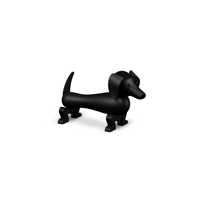 Dog — Dark Stained Oak
