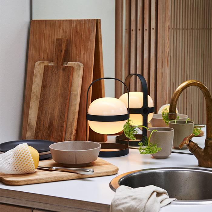 Soft Spot Solar Lamp — Black
