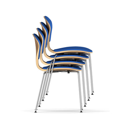Cherner Metal Armchair with Seat and Back Pads