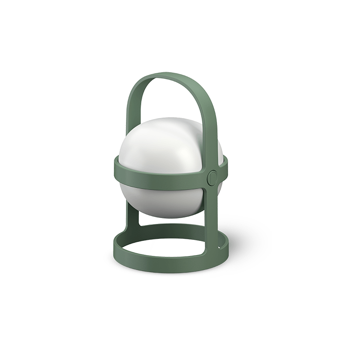 Soft Spot Solar Lamp — Pine Green