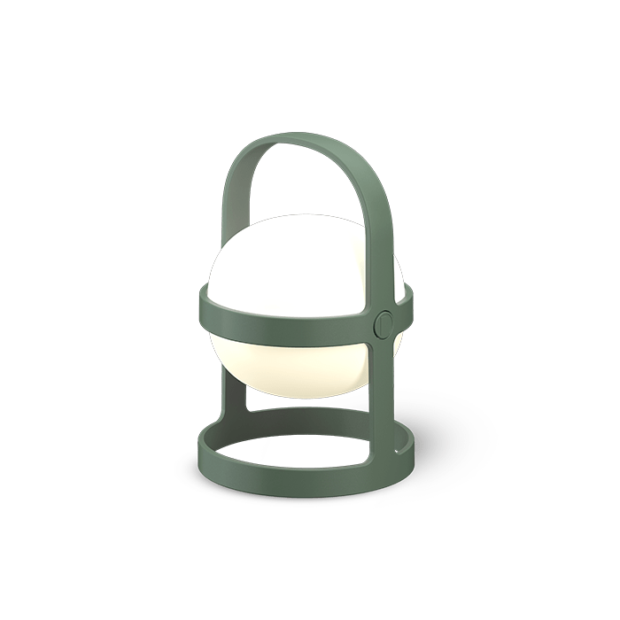 Soft Spot Solar Lamp — Pine Green