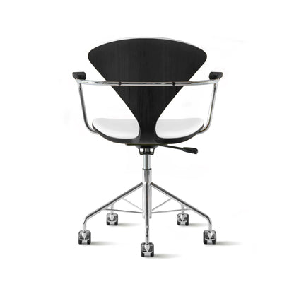 Cherner Swivel Base Armchair with Seat and Back Pads